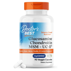 닥터스베스트 관절건강 글루코사민 450mg +콘드로이친 320mg +MSM 300mg +UC-II+칼륨 90 베지캡슐, 1개 상세 이미지