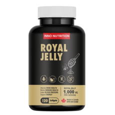 캐나다 내수용 로얄젤리 로열젤리 로얄제리 10-HDA 2000mg 120캡슐 이노뉴트리션, 1개 상세 이미지