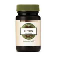 GNC 내추럴 브랜드 루테인 40mg 소프트젤 캡슐, 30정, 4개 이미지