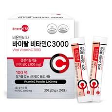 비욘드비타 바이탈 비타민C 3000 100포, 300g, 3개 상품 이미지