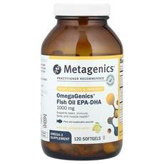 Metagenics OmegaGenics EPA-DHA 1000 천연 레몬 맛 소프트젤 120정, MetagenicsOmegaGenicsEPADHA100 이미지