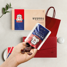 정관장 봉밀절편홍삼 6포 정관장포장 쇼핑백증정, 6개 상세 이미지