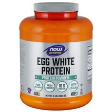 나우푸드 스포츠 에그 화이트 난백 프로틴 BCAAs 파우더 2268g, 113 Servings (Pack of 1), 2.268kg, 1개 상품 이미지