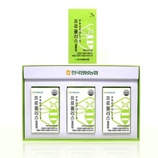 한국양봉농협 목에 좋은 국내산 필름형 수용성 프로폴리스, 60개, 300mg 상세 이미지