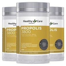 헬시케어 프로폴리스 드라이 엑스트렉트 3800mg 소프트캡슐, 200정, 3개 상세 이미지