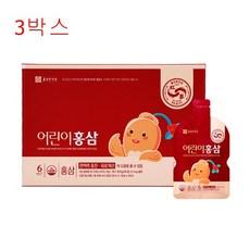 종근당건강 어린이홍삼 20ml x 30포, 3박스, 600ml, 90개 상품 이미지