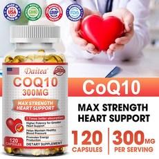 CoQ10 300 mg 소프트젤 3배 더 나은 흡수력 항산화제 심장 건강 및 에너지 생성 촉진 건강한 혈압 코엔자임 Q10 비타민 및 보충제, 60캡슐, 1개, 60정 상품 이미지