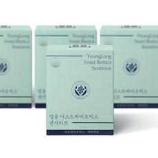 영롱 이스트바이오틱스 센서티브 3+1 예민한장 유산균 저포드맵 인증, 4개, 60g 상품 이미지