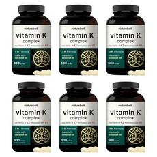NatureBell Vitamin K Complex 네이처벨 비타민 K 복합체 K1+K2(MK-7 & MK-4) 소프트젤, 6개, 300정 상품 이미지