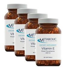 메타볼릭 비타민E 컴플렉스 (믹스 토코페롤) 400IU 소프트젤 Metabolic Maintenance Vitamin E, 90정, 4개 상품 이미지