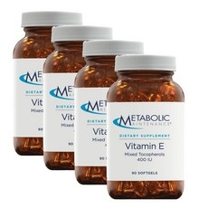 메타볼릭 비타민E 컴플렉스 (믹스 토코페롤) 400IU 소프트젤 Metabolic Maintenance Vitamin E, 90정, 4개 상세 이미지