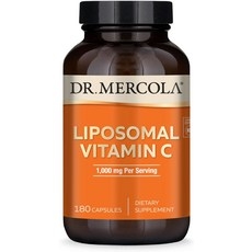 Dr. Mercola Liposomal Vitamin C 1회 제공량당 1000mg 90회 제공량180캡슐 식이 보충제 면역 건강 지원 비GMO NSF 인증, 1개 상세 이미지