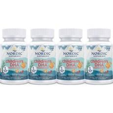 Nordic Naturals 노르딕네추럴스 어린이 칠드런스 DHA 딸기, 90정, 4개 이미지
