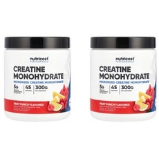 뉴트리코스트 크레아틴 분말 furit pucnh맛, 300g, 2개 상세 이미지