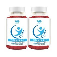 Vita Globe VitaGlobe 비타민 K2 젤리 - 120개 (2팩), 60 Count (Pack of 2), 2개, 120정 상품 이미지