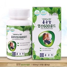 1+1 종근당 엽산 600골드 총2박스, 90정, 2개 상세 이미지