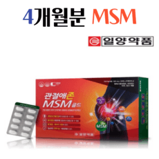 4개월분 일양약품 관절애존 MSM 골드 엠에스엠, 120정, 1개 상세 이미지