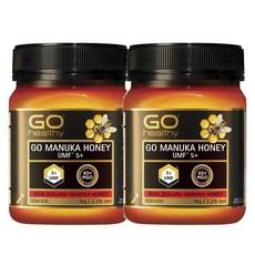 (호주/뉴질랜드) 고헬시 마누카꿀 UMF 5+ (MGO 80+) 1kg 2개 GO Healthy Manuka Honey UMF 5+ (MGO 80+) 1kg
