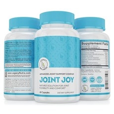 Legacy Wellness Joint Joy 고급 관절 지원 보충제 - 글루코사민 콘드로이틴 보스웰리아 강황 MSM 케르세틴 + 연골 건강 이동성 및 유연성을 위한, Legacy Wellness Joint Joy 고급 관, 1개 상세 이미지