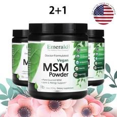 에메랄드랩 MSM 식이유황 파우더 분말 4000mg 454g 1개입 3개 상품 이미지
