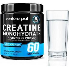 Venture Pal 미분화 Creatine Powder for Men & Women – Energy & Muscle Support Unflavored 5g per Servin, Venture Pal 미분화 Creatine Powde