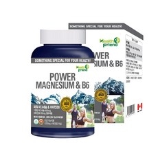 헬스프랜드 캐나다 고함량 마그네슘 450mg 앤 비타민B6 6개월분 눈떨림 영양제, 180정, 1개 상세 이미지