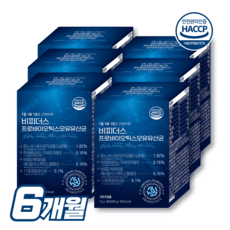 비피더스 b3유산균 / 락토바실러스 가세리 17종 모유유산균 람노서스 HACCP 식약처인증, 6개, 60g, 비피더스모유유산균 상품 이미지