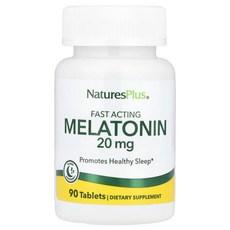 NaturesPlus 네이쳐스플러스 슈퍼 슬립 멜라토닌 20mg 90정, 1개 상품 이미지