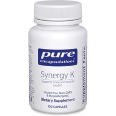 퓨어인캡슐레이션 Pure Encapsulations Synergy K - with Vitamin K1 K2 & D3 - Supports Bones Blood Vessels Vasc, 1개, 120정 상품 이미지