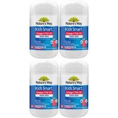 뉴질랜드 네이쳐스웨이 키즈 츄어블 dha고함량 오메가3 50정 4병, 4개 이미지