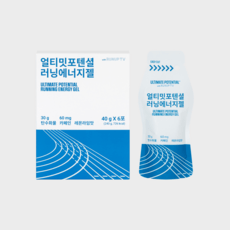 얼티밋포텐셜 러닝에너지젤 탄수화물 팔라티노스 카페인 러닝 마라톤 파워젤, 1박스, 240g 상세 이미지