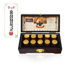 홍가원 홍삼정옥고환 홍삼분말 생지황 백복령 벌꿀 부모님 명절선물, 10환, 3박스 상세 이미지