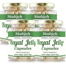 Stakich Royal Jelly 스타키치 로얄젤리 500mg 캡슐, 4개, 200정 상세 이미지