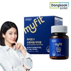 동국제약 마이핏 이보영 수면건강 식약처 인정 락티움 마그네슘 비타민B6, 30정, 1개 상품 이미지