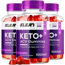 LIVORKA 3팩 - Keto Klean ACV 젤리 케토 클라인 플러스 KetoKlean 젤리 1050MG 병당 60개 90일 188735, 3개, 60정 상세 이미지