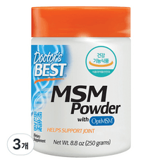 닥터스베스트 MSM 파우더 250g 1개, 250g × 3개, 3개 상품 이미지