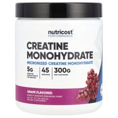 Nutricost 운동 능력 크레아틴 일수화물 포도 300g(10.7oz), Nutricost운동능력크레아틴일수화물포도300g107 상세 이미지