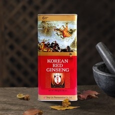 캔삼 고려삼 대한민국 특산품 정삼당 6 YEAR RED GINSENG 중편홍삼 20~30개이하, 1세트, 300g 상세 이미지