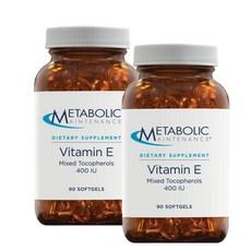 메타볼릭 비타민E 컴플렉스 (믹스 토코페롤) 400IU 소프트젤 Metabolic Maintenance Vitamin E, 90정, 2개 상품 이미지