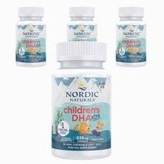 노르딕내츄럴스 칠드런 DHA 엑스트라 오메가 3 포도맛 미니 소프트젤, 90정, 4개 이미지