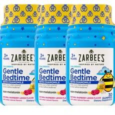 어린이 꿀잠 수면효과 3세트 Zarbee's 젠틀 베드타임 1통30정 상품 이미지