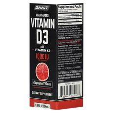 오닛 식물성 비타민D3 비타민K2 함유 자몽 25mcg (1000IU) 24ml, 6개, 23.66ml 상품 이미지