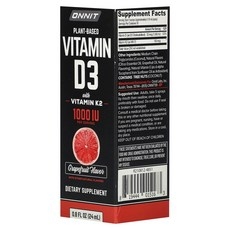 오닛 식물성 비타민D3 비타민K2 함유 자몽 25mcg (1000IU) 24ml, 6개, 23.66ml 상세 이미지