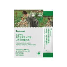 트루아상 구강항균엔 브라질 그린 프로폴리스 2g, 1개, 30회분 상세 이미지