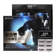 하이맨 쏘팔메토 옥타디60캡슐 쏘팔메토열매추출물 옥타코사놀함유 비타민D 비타민B3군 아연 전립선건강 지구력증진 정상적인면역기능 활력건강 뼈건강 남자의자신감 아빠영양제 남자친구영양제, 4박스, 60정