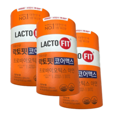 ZaZa 코어맥스 유산균 락토핏 3통 6개월분, 360개, 2g