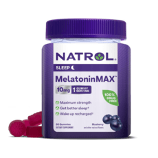 나트롤 멜라토닌 수면 구미 블루베리 10mg 80구미 젤리 칼륨 소디늄 6월까지 복용가능 권장량 하루1개 최대2개, 1개, 80정 상품 이미지