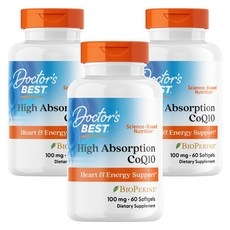 닥터스베스트 하이 앱솔션 CoQ10 100mg 소프트젤, 60정, 3개 상세 이미지