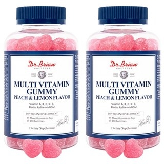 닥터브라이언 멀티비타민 구미 복숭아 & 레몬맛, 300g, 1개 상세 이미지