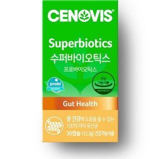 세노비스 수퍼바이오틱스 유산균, 30정, 1개 상세 이미지